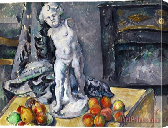 Paul Cezanne Still Life with Statuette 1894 5 Stretched Canvas Print / Canvas Art