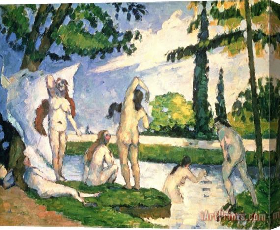 Paul Cezanne The Bathers 1873 77 Stretched Canvas Print / Canvas Art