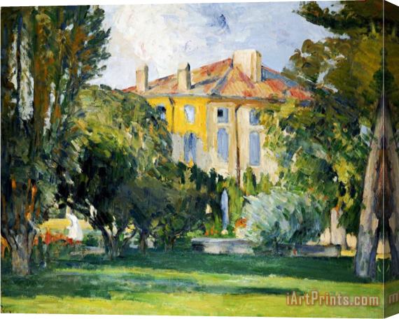 Paul Cezanne The House at Jas De Bouffan 1882 85 Stretched Canvas Print / Canvas Art