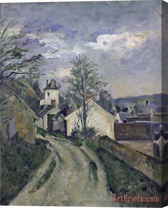 Paul Cezanne The House of Dr Gachet at Auvers Stretched Canvas Print / Canvas Art