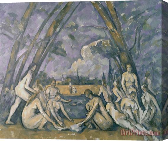 Paul Cezanne The Large Bathers C 1900 05 Oil on Canvas Stretched Canvas Painting / Canvas Art