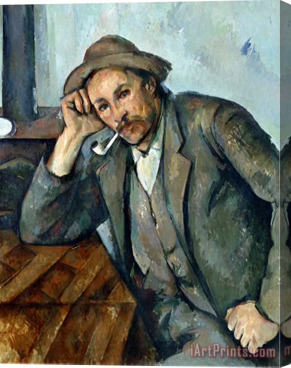 Paul Cezanne The Pipe Smoker Stretched Canvas Print / Canvas Art