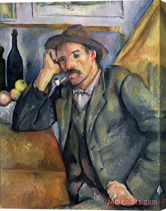 Paul Cezanne The Smoker Stretched Canvas Print / Canvas Art