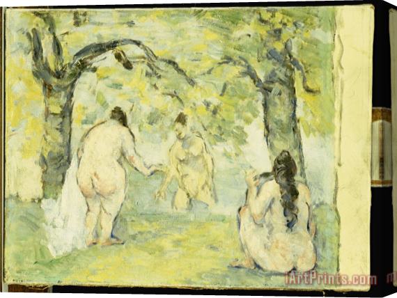 Paul Cezanne Three Bathers 1875 77 Stretched Canvas Print / Canvas Art