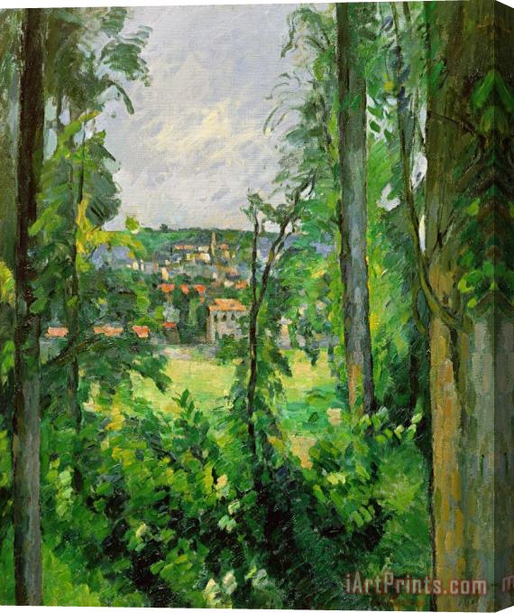 Paul Cezanne View of the Outskirts Stretched Canvas Painting / Canvas Art