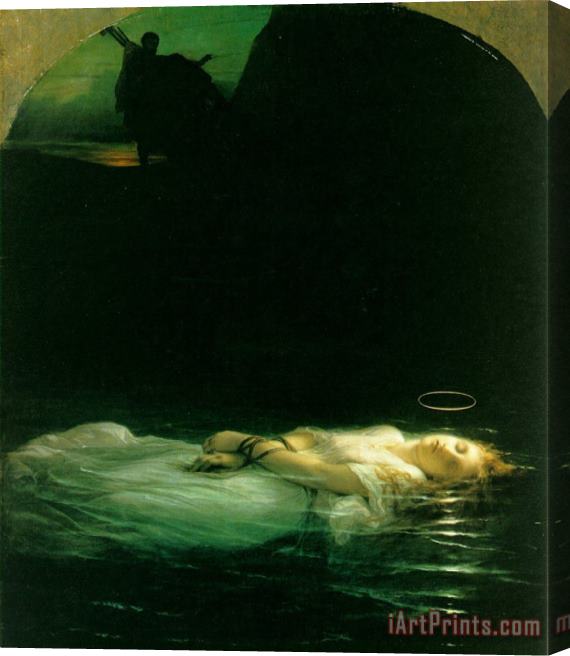 Paul Delaroche Young Christian Martyr Stretched Canvas Print / Canvas Art