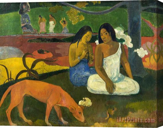 Paul Gauguin Arearea Stretched Canvas Print / Canvas Art