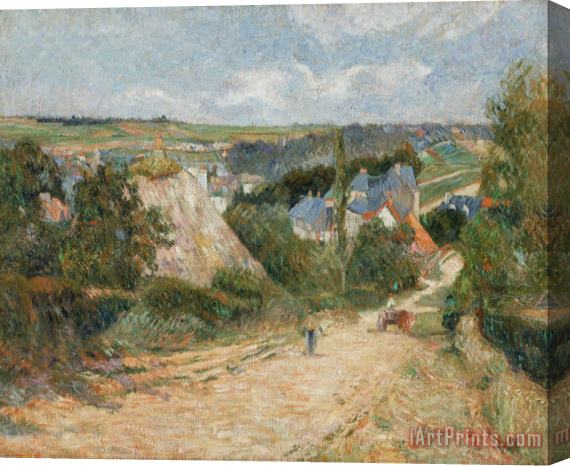 Paul Gauguin Entrance to The Village of Osny Stretched Canvas Painting / Canvas Art