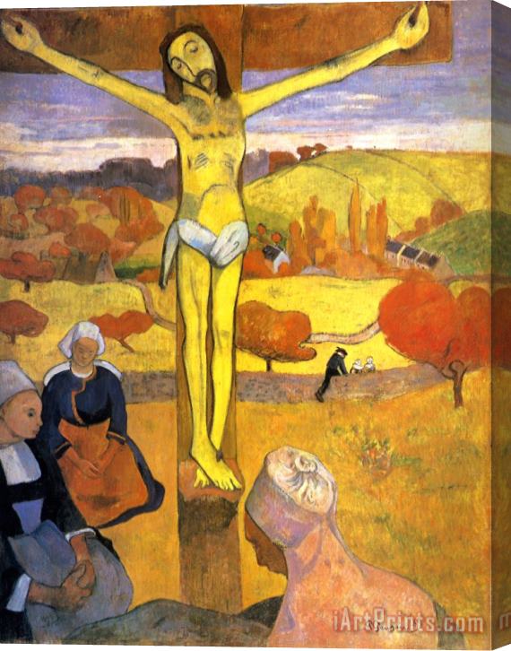 Paul Gauguin Le Christ Jaune Yellow Christ Huile Sur Toile Stretched Canvas Painting / Canvas Art