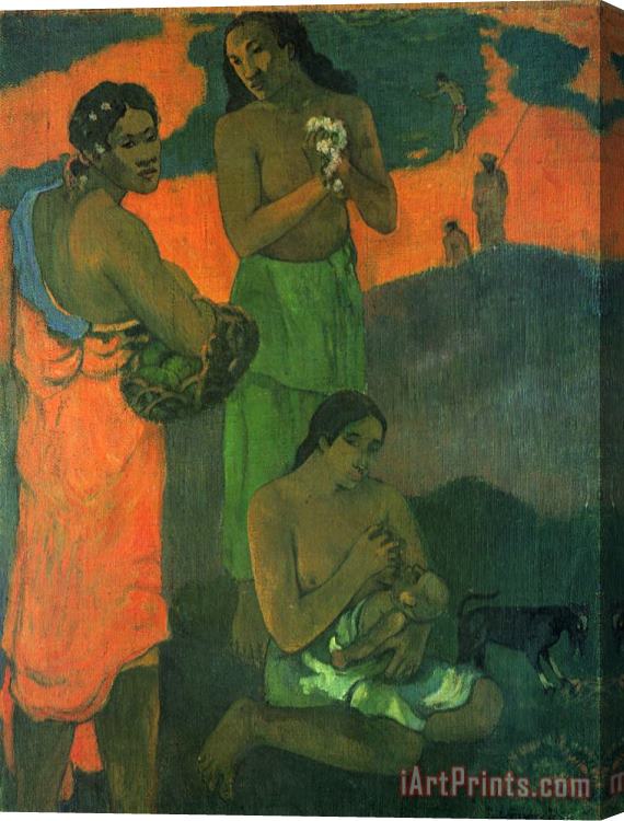 Paul Gauguin Motherhood Stretched Canvas Print / Canvas Art