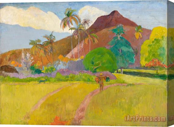 Paul Gauguin Tahitian Landscape Stretched Canvas Print / Canvas Art
