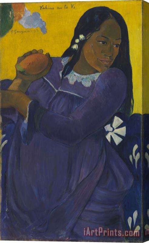 Paul Gauguin Vahine No Te VI (woman of The Mango) Stretched Canvas Print / Canvas Art