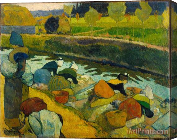 Paul Gauguin Washerwomen Stretched Canvas Print / Canvas Art