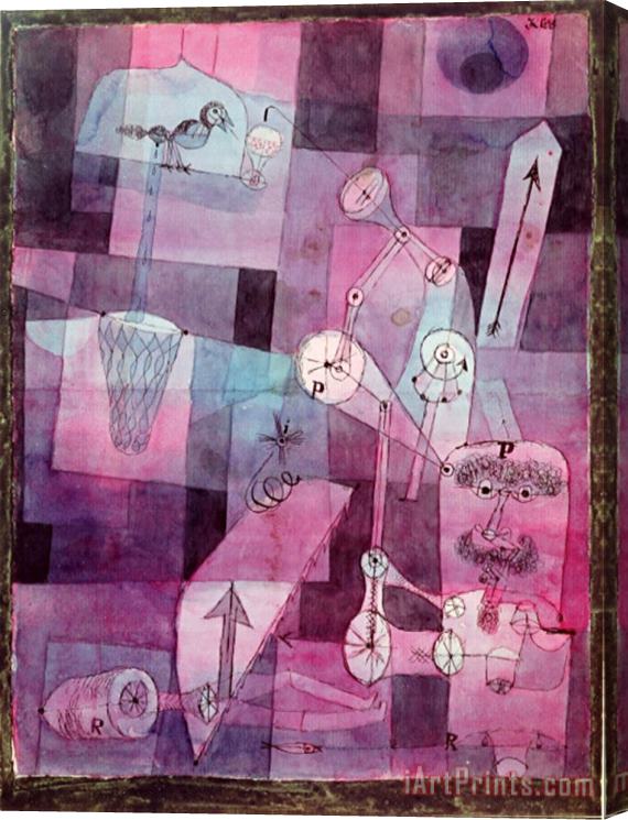 Paul Klee Analysis of Diverse Perversities 1922 Stretched Canvas Print / Canvas Art