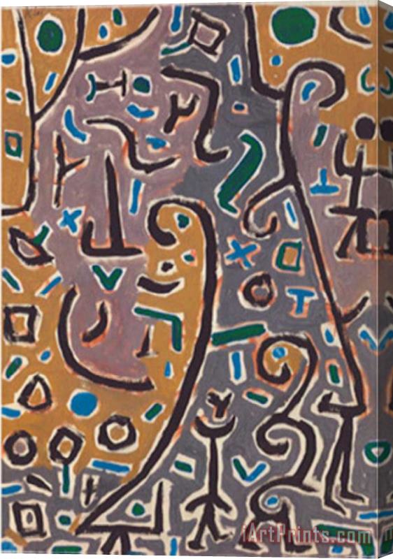Paul Klee Fuelle C 1938 Stretched Canvas Painting / Canvas Art