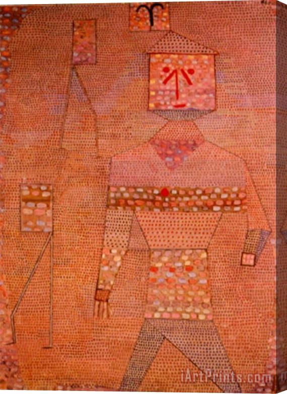 Paul Klee Le General En Chef Des Barbares Stretched Canvas Print / Canvas Art