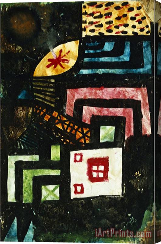 Paul Klee Study in Stone Studie Im Stein Stretched Canvas Print / Canvas Art