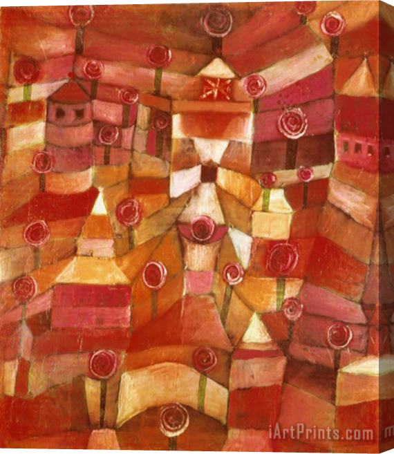 Paul Klee The Rose Garden Stretched Canvas Print / Canvas Art