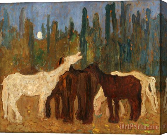 Pedro Figari Lamento Stretched Canvas Painting / Canvas Art
