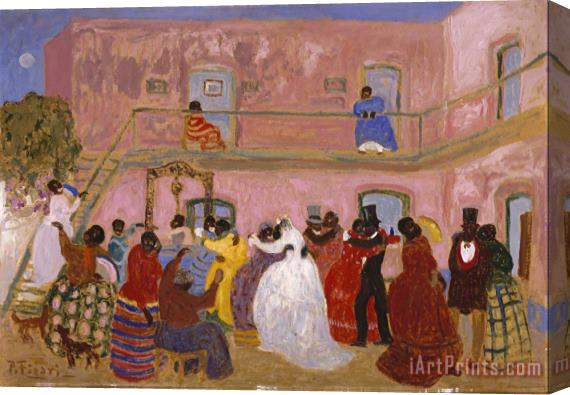 Pedro Figari Off for The Honeymoon Stretched Canvas Print / Canvas Art