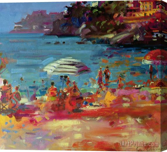 Peter Graham Monaco Coast Stretched Canvas Print / Canvas Art