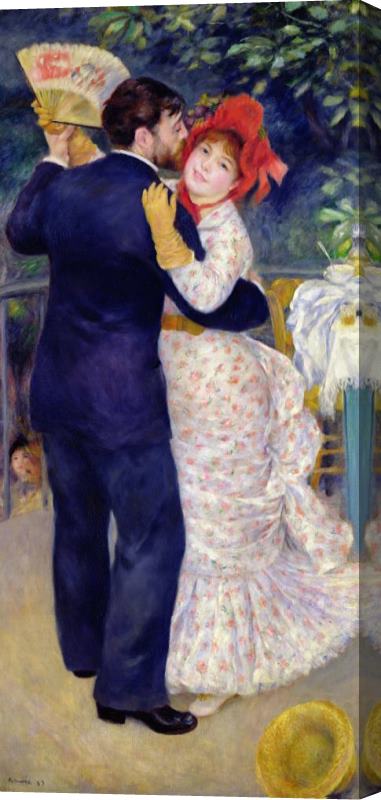 Pierre Auguste Renoir A Dance in the Country Stretched Canvas Painting / Canvas Art