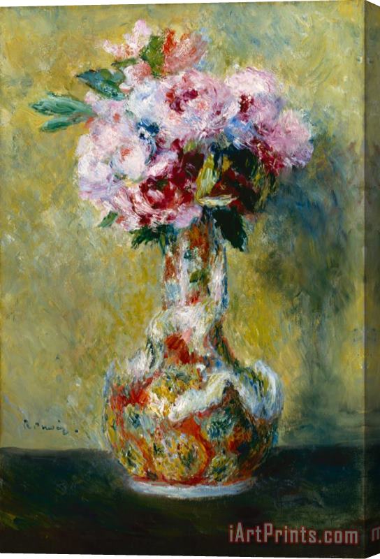 Pierre Auguste Renoir Bouquet in a Vase Stretched Canvas Print / Canvas Art