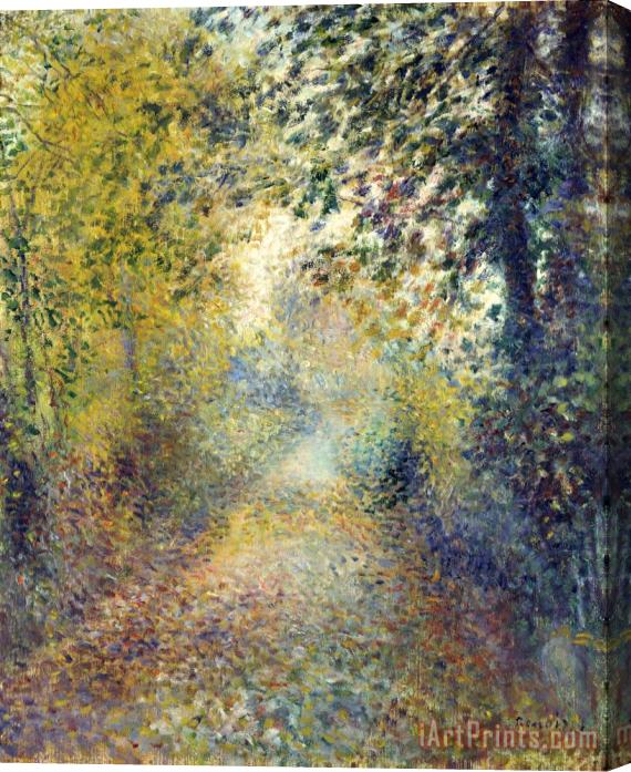 Pierre Auguste Renoir In The Woods Stretched Canvas Print / Canvas Art