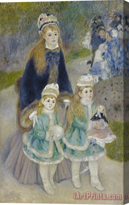 Pierre Auguste Renoir La Promenade 2 Stretched Canvas Print / Canvas Art