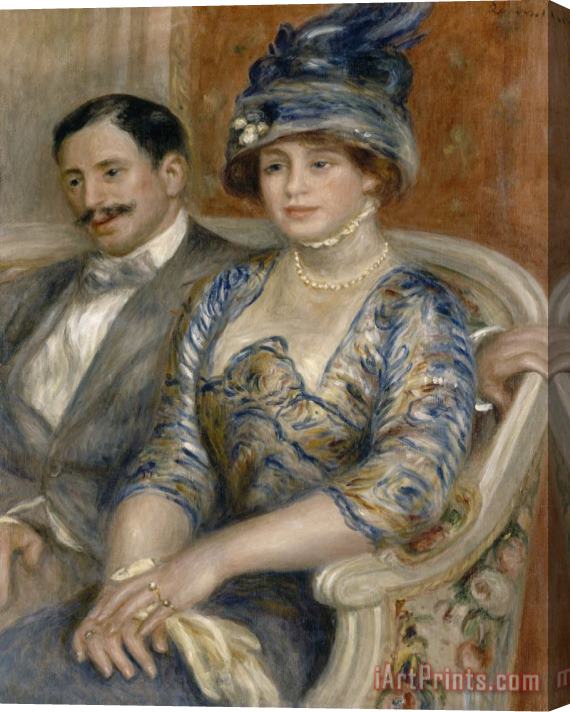 Pierre Auguste Renoir Mr. And Mrs. Gaston Bernheim De Villers (monsieur And Madame Gaston Bernheim De Villers) Stretched Canvas Painting / Canvas Art