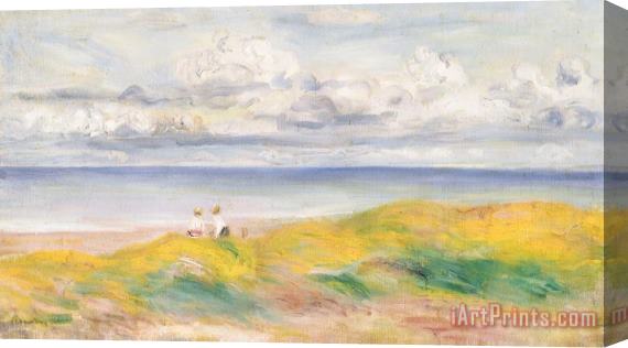 Pierre Auguste Renoir On the Cliffs Stretched Canvas Print / Canvas Art
