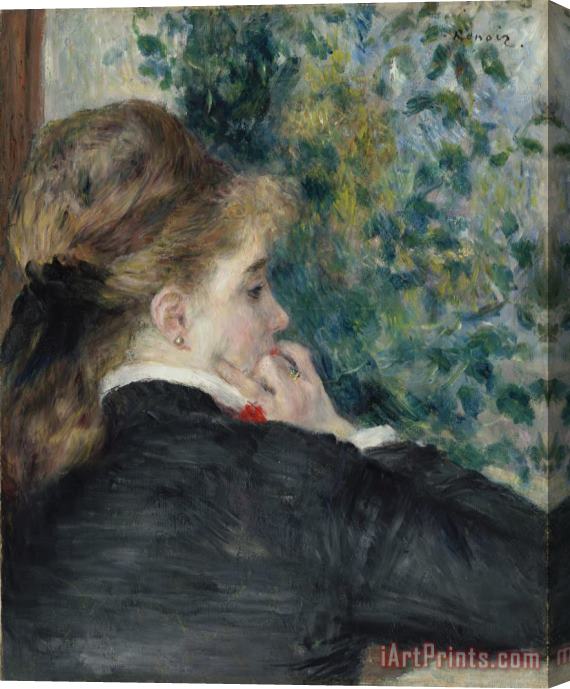Pierre Auguste Renoir Pensive, La Songeuse Or Day Dreaming Stretched Canvas Print / Canvas Art