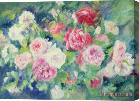 Pierre Auguste Renoir  Roses Stretched Canvas Print / Canvas Art