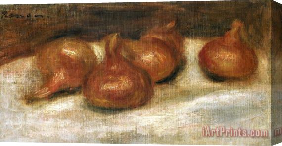 Pierre Auguste Renoir Still Life with Onions Stretched Canvas Print / Canvas Art