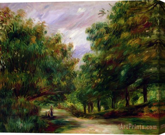 Pierre Auguste Renoir The road near Cagnes Stretched Canvas Print / Canvas Art