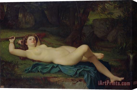 Pierre Honore Hugrel Bacchante Stretched Canvas Painting / Canvas Art