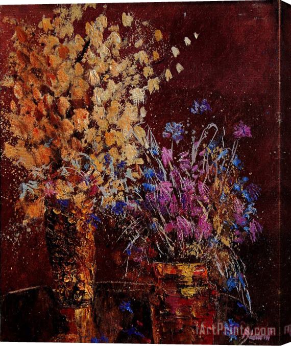 Pol Ledent Bunch of dried flowers Stretched Canvas Print / Canvas Art