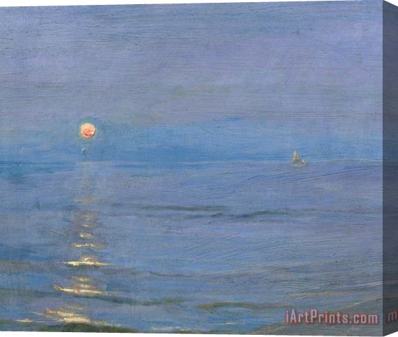 PS Kroyer Summer Evening Stretched Canvas Print / Canvas Art