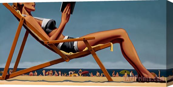 R. Kenton Nelson Side of Paradise Stretched Canvas Print / Canvas Art
