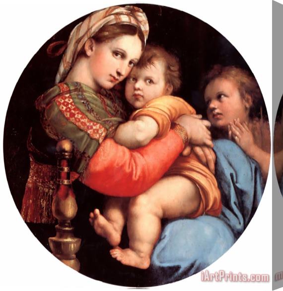 Raphael The Madonna of The Chair Stretched Canvas Print / Canvas Art