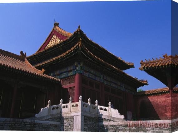 Raymond Gehman A Building in The Forbidden City Formerly The Imperial Palace Stretched Canvas Print / Canvas Art