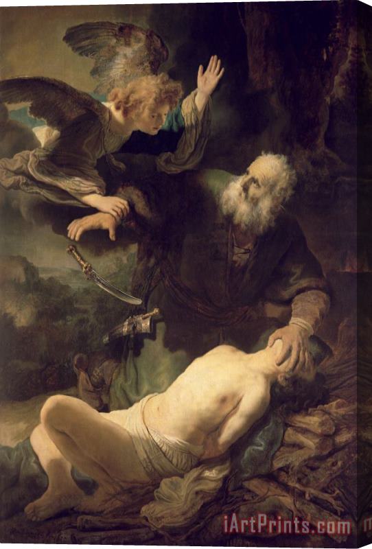 Rembrandt The Sacrifice of Abraham Stretched Canvas Print / Canvas Art