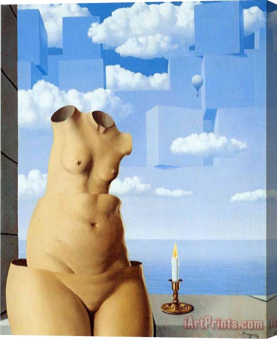 rene magritte Delusions of Grandeur 1948 Stretched Canvas Painting / Canvas Art