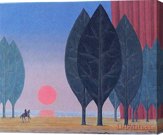 rene magritte Forest of Paimpont 1963 Stretched Canvas Painting / Canvas Art