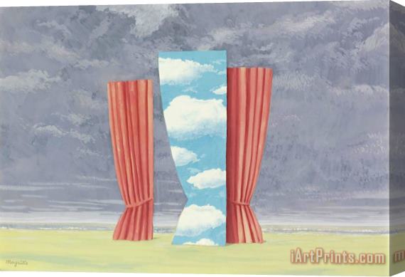 rene magritte L'ovation Stretched Canvas Print / Canvas Art