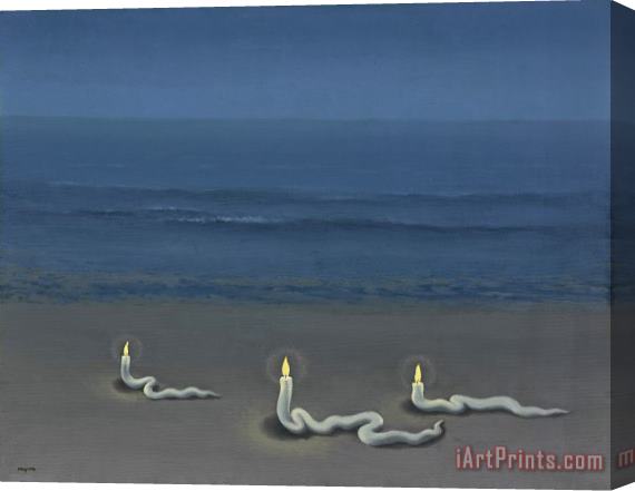 rene magritte La Meditation, 1936 Stretched Canvas Print / Canvas Art