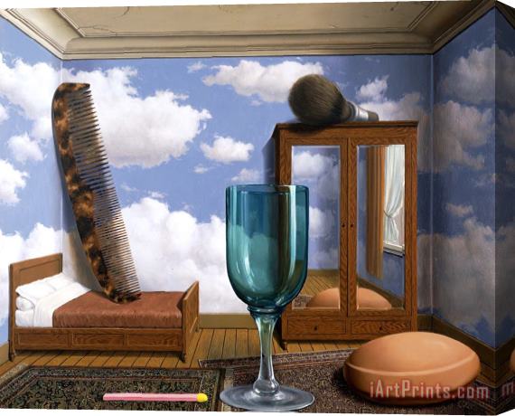 rene magritte Personal Values 1952 Stretched Canvas Print / Canvas Art
