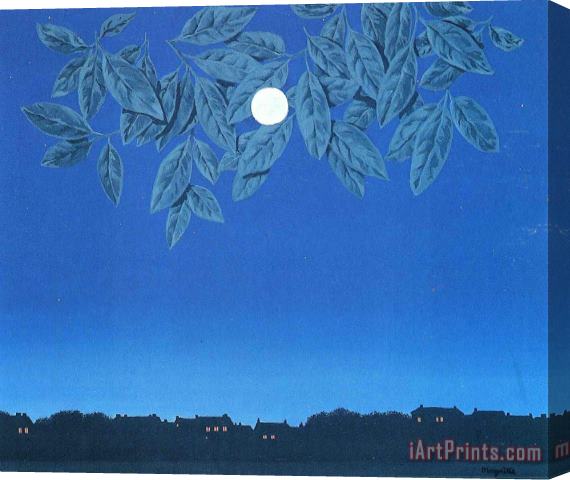 rene magritte The Blank Page 1967 Stretched Canvas Print / Canvas Art