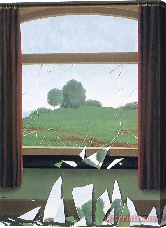 rene magritte The Key to The Fields 1936 Stretched Canvas Painting / Canvas Art