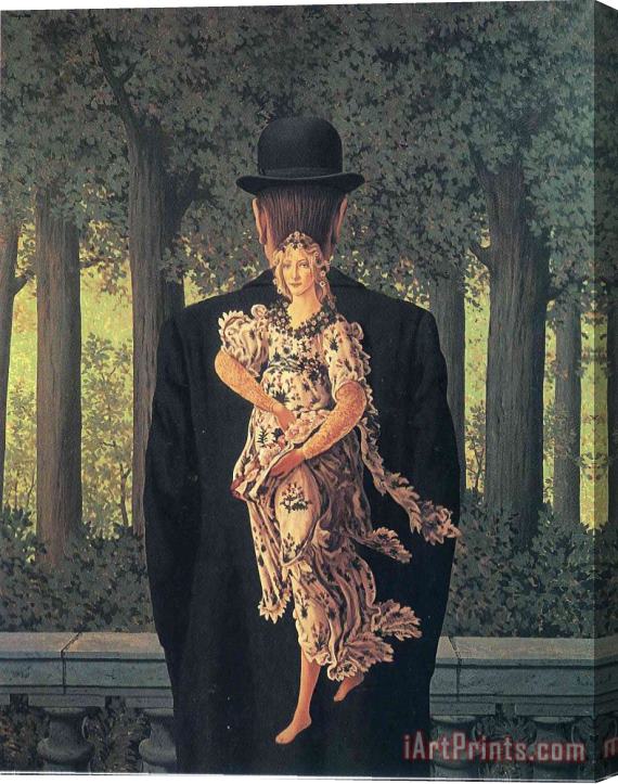 rene magritte The Prepared Bouquet 1957 Stretched Canvas Print / Canvas Art